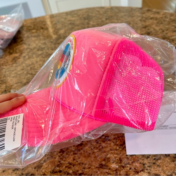 NWT Aviator Nation Trucker Hat Venice Logo Neon Pink — New in packaging. - Picture 9 of 16